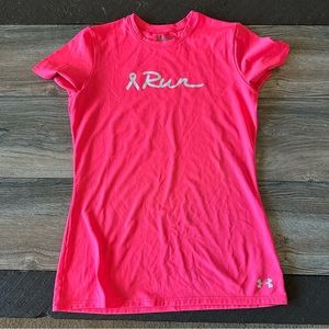 UnderArmour Running Top - Breast Cancer Awareness - Small